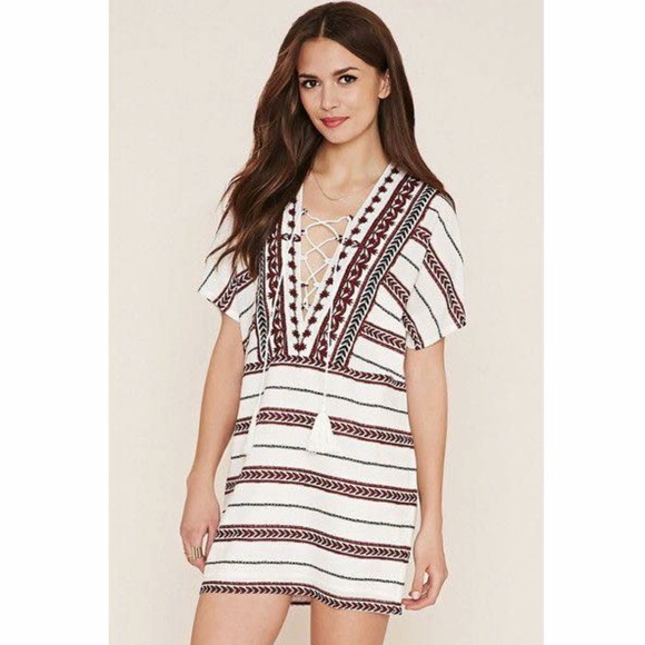 Forever 21 Dresses & Skirts - Forever 21 Contemporary Lace-Up Dress